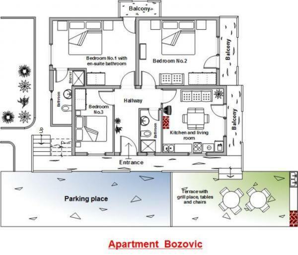 Apartment Bozovic Orebić Cameră foto